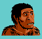 drawing of Homo erectus